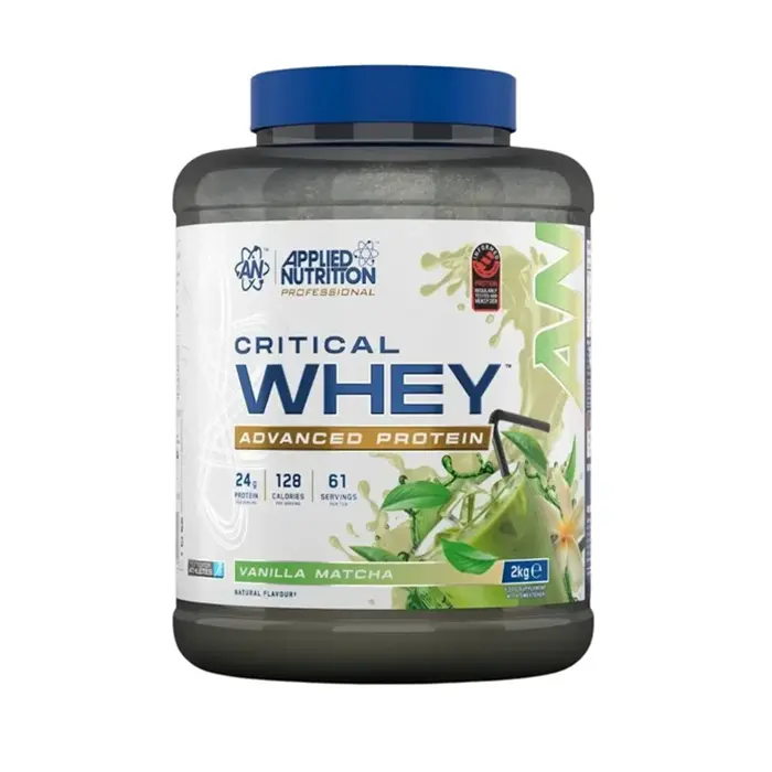 vanilla matcha אבקת חלבון אפלייד נוטרישן קריטיקל וניל מאצה Applied Nutrition Critical Whey